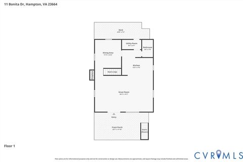 Tiny photo for 11 Bonita Drive, Hampton, VA 23664 (MLS # 2619413)