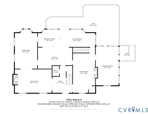Tiny photo for 11920 Rothbury Drive, Midlothian, VA 23236 (MLS # 2606358)