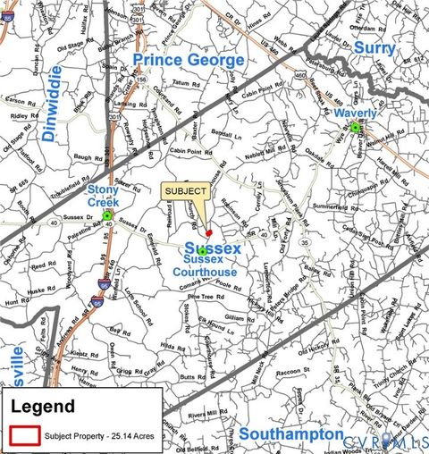 Tiny photo for 0 Courthouse Road, Waverly, VA 23890 (MLS # 2528706)