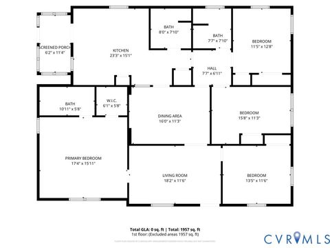 Tiny photo for 5317 Hickory Road, Chesterfield, VA 23803 (MLS # 2611462)