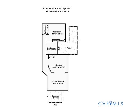 Tiny photo for 2735 W Grace Street #U2, Richmond, VA 23220 (MLS # 2614353)