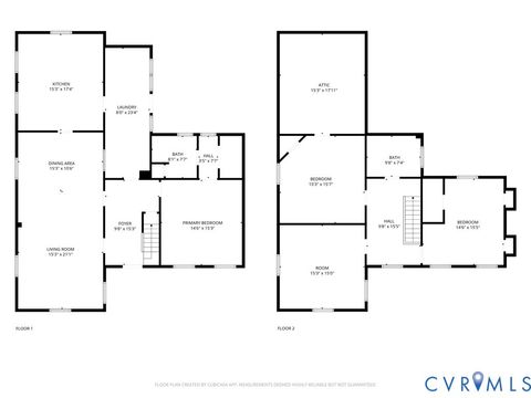 Tiny photo for 1765 Clifton Lane, Little Plymouth, VA 23091 (MLS # 2600013)