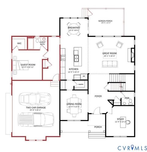 Tiny photo for 1680 Broken Branch Trail, Powhatan, VA 23219 (MLS # 2611931)