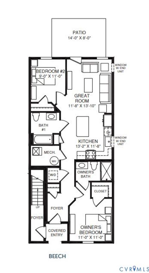 Tiny photo for 509 Portal Circle #A, Sandston, VA 23150 (MLS # 2608974)