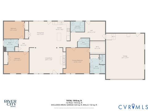 Tiny photo for 1397 Dorset Road, Powhatan, VA 23139 (MLS # 2605206)