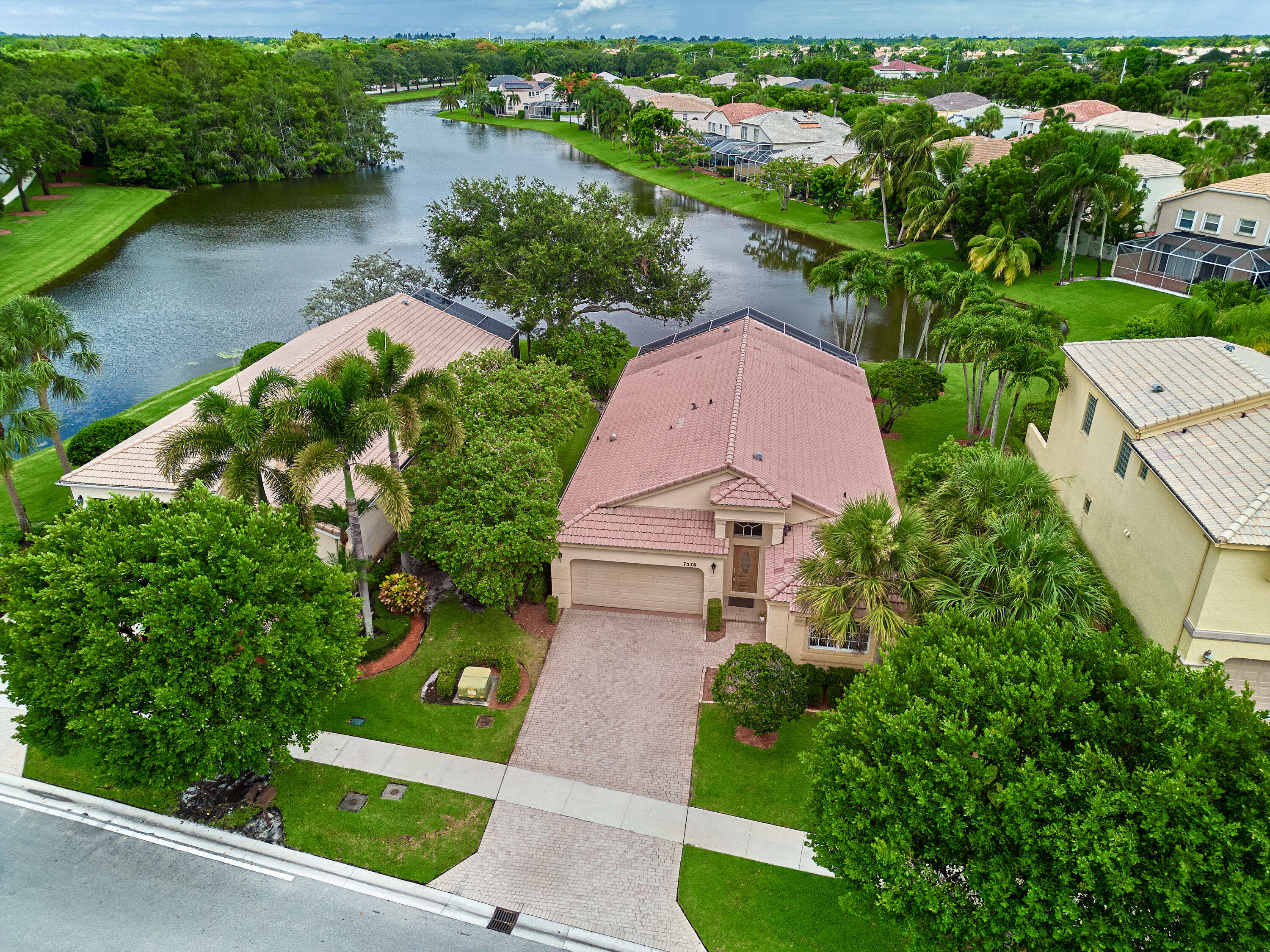 Property for Sale at 7576 Rockport Circle, Lake Worth, Palm Beach County, Florida - Bedrooms: 3 
Bathrooms: 2  - $575,000