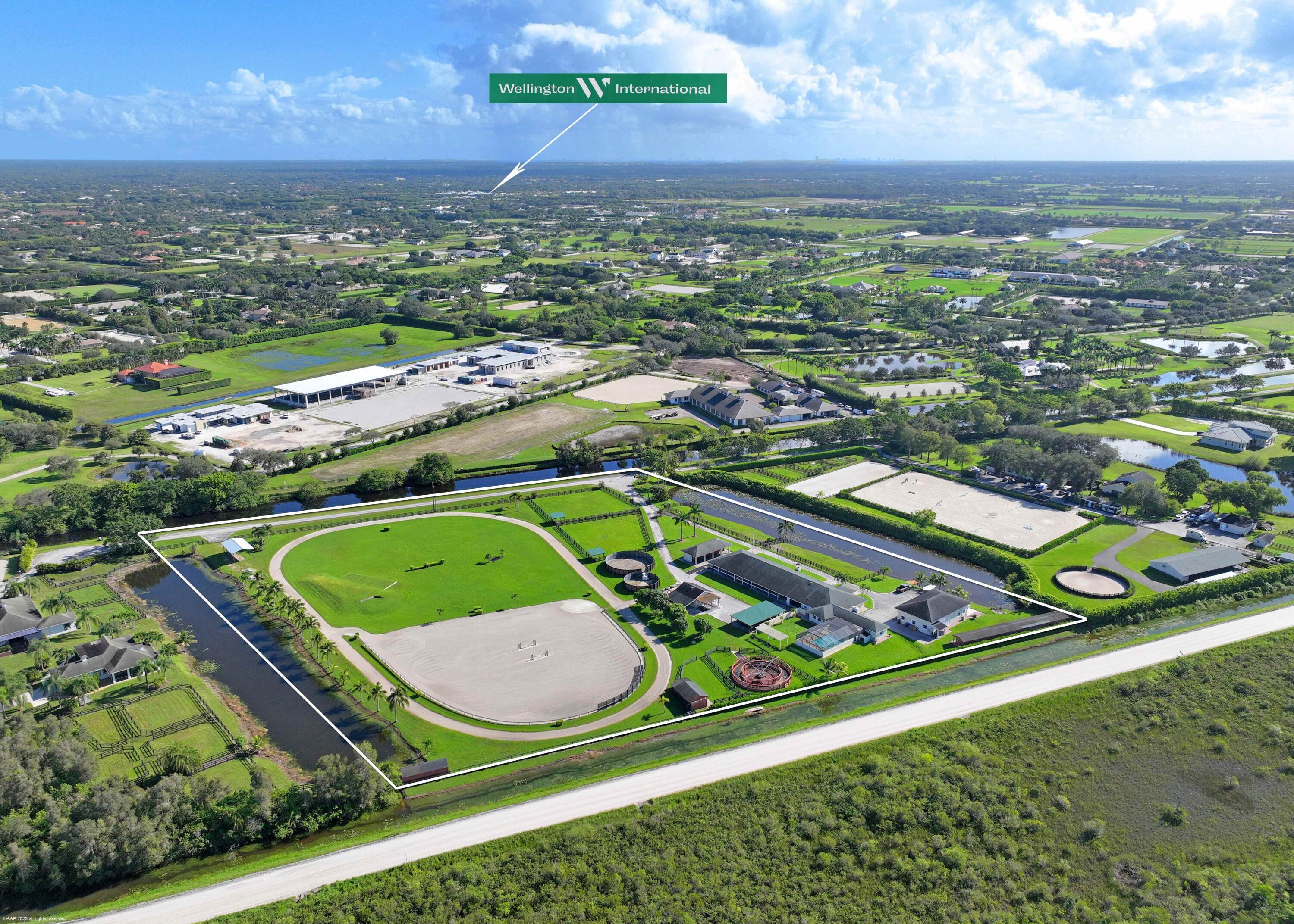 Property for Sale at 15860 46th Lane, Wellington, Palm Beach County, Florida - Bedrooms: 3 
Bathrooms: 2.5  - $5,450,000