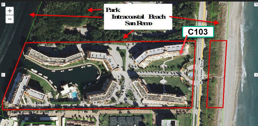 Property for Sale at 2871 N Ocean Boulevard C103, Boca Raton, Palm Beach County, Florida - Bedrooms: 2 
Bathrooms: 2  - $599,000