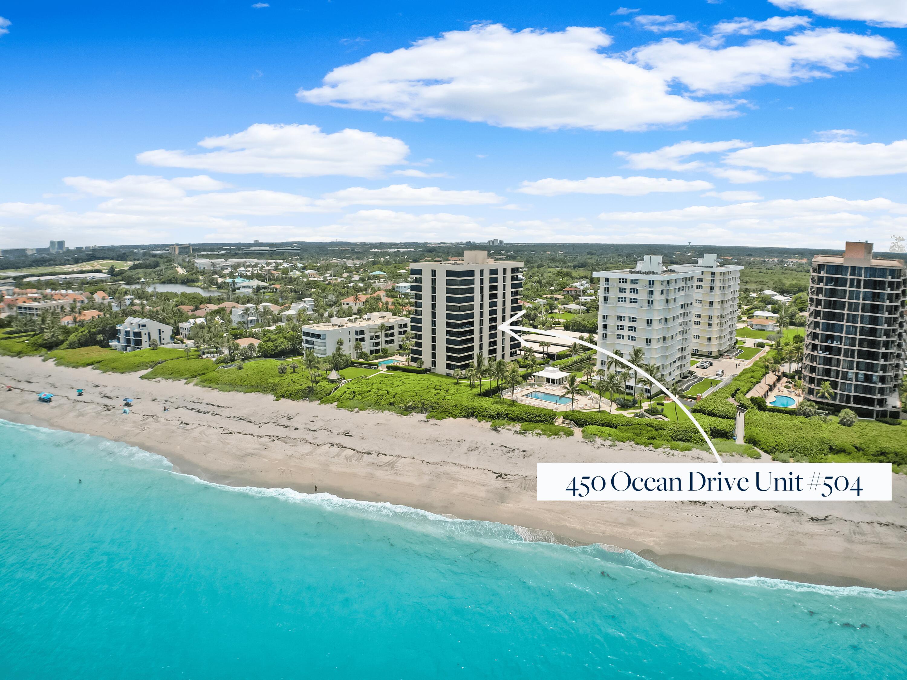 Property for Sale at 450 Ocean Drive 504, Juno Beach, Palm Beach County, Florida - Bedrooms: 2 
Bathrooms: 2  - $899,990
