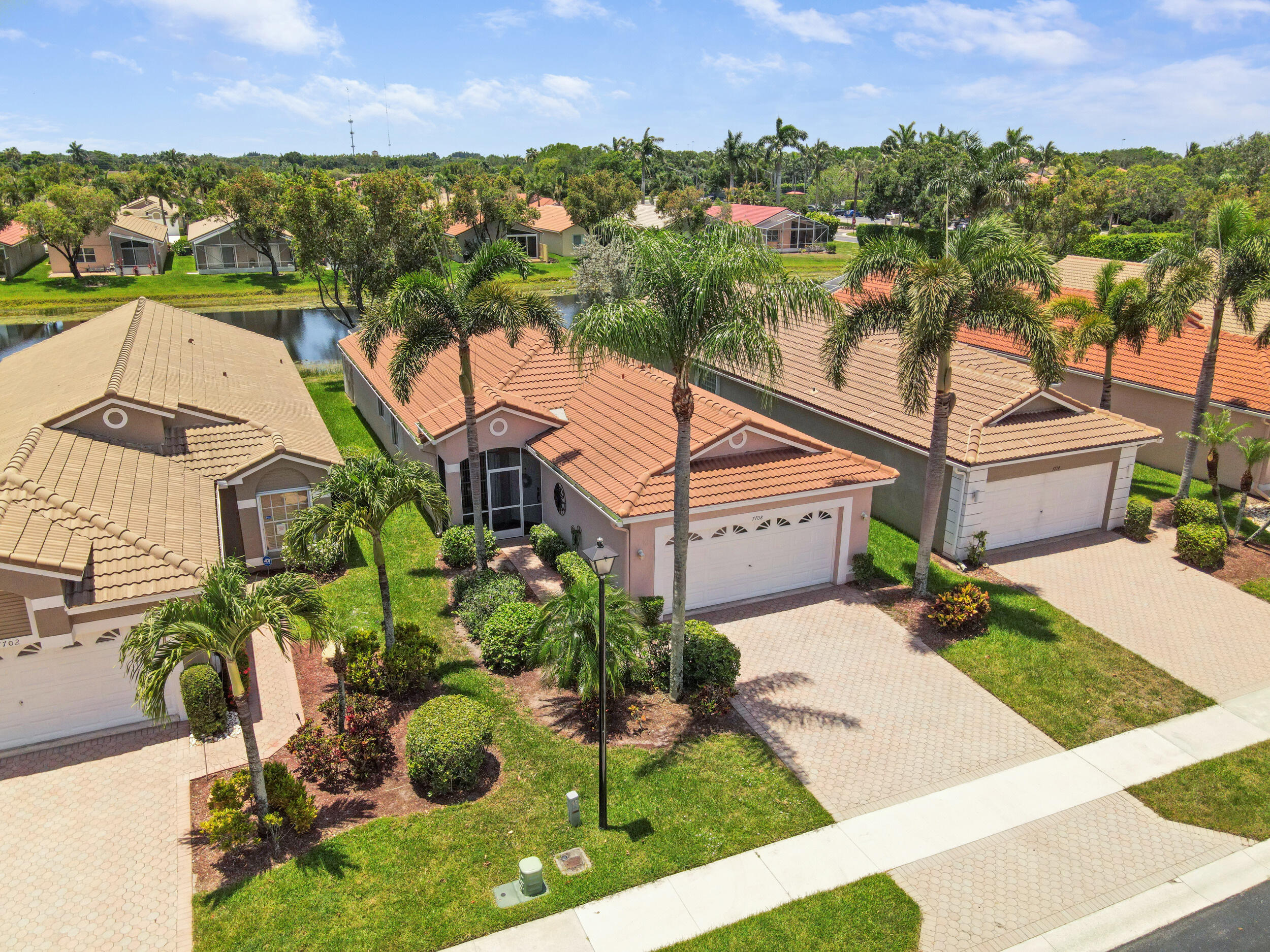 Property for Sale at 7708 Cherry Blossom Way, Boynton Beach, Palm Beach County, Florida - Bedrooms: 3 
Bathrooms: 2  - $459,000