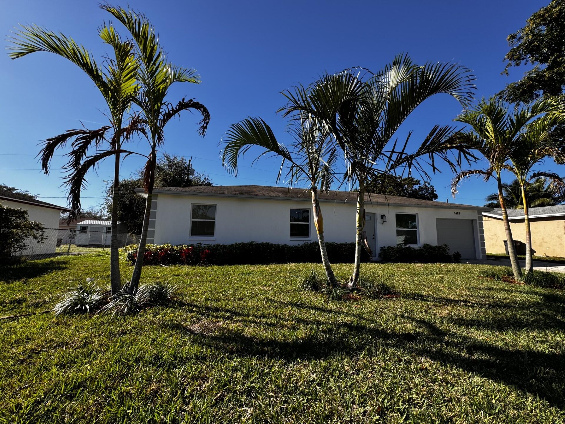 Property for Sale at 1487 N Mangonia Drive, West Palm Beach, Palm Beach County, Florida - Bedrooms: 3 
Bathrooms: 2  - $484,000