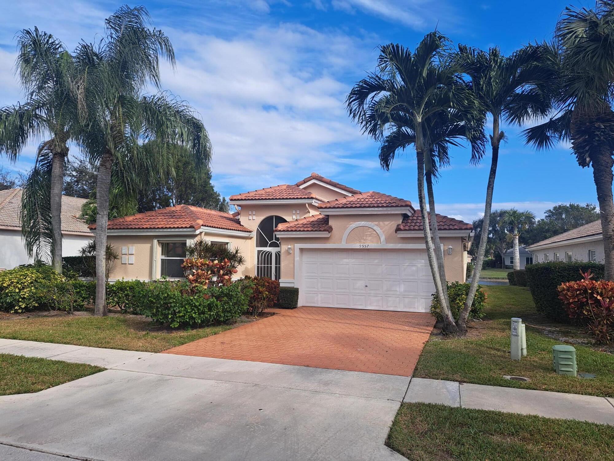 Property for Sale at 9557 Arbor View Drive, Boynton Beach, Palm Beach County, Florida - Bedrooms: 3 
Bathrooms: 2  - $415,000