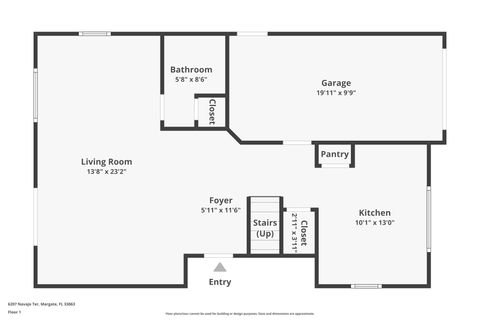 Tiny photo for 6207 Navajo Terrace, Margate, FL 33063 (MLS # RX-11124611)
