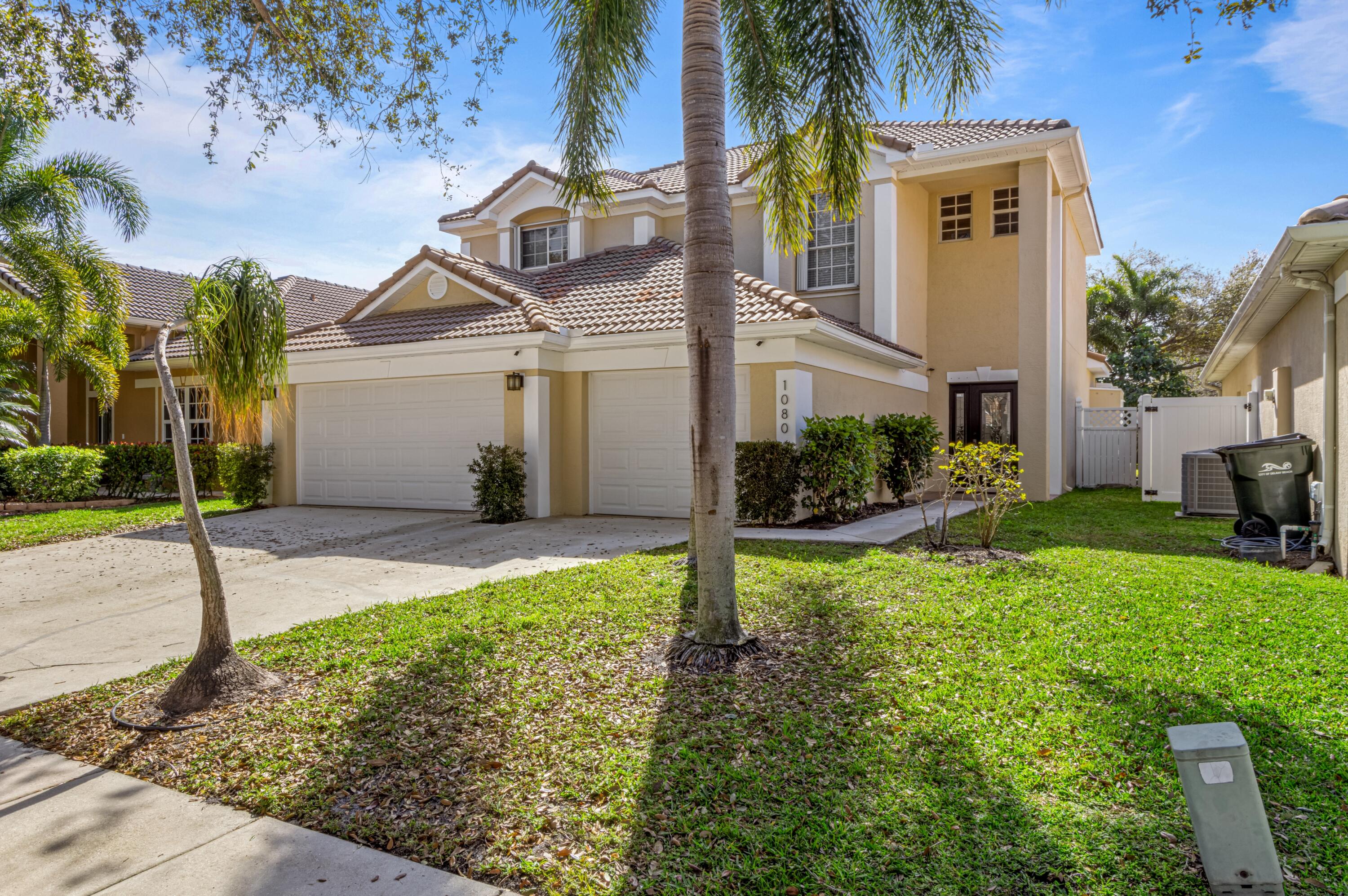 Property for Sale at 1080 Delray Lakes Drive, Delray Beach, Palm Beach County, Florida - Bedrooms: 5 
Bathrooms: 3.5  - $1,495,000