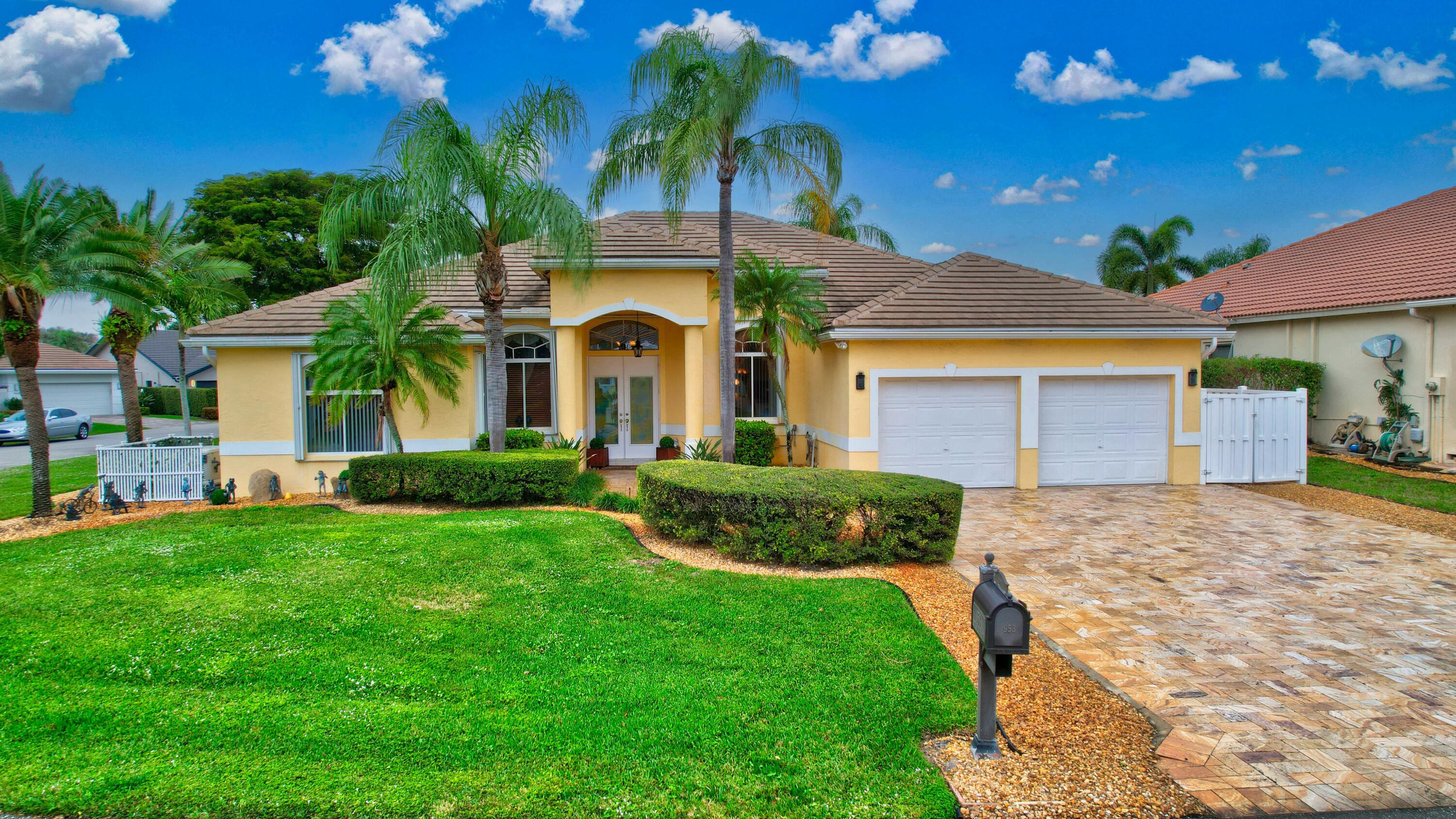 Property for Sale at 953 Greensward Lane, Delray Beach, Palm Beach County, Florida - Bedrooms: 3 
Bathrooms: 2.5  - $1,175,000