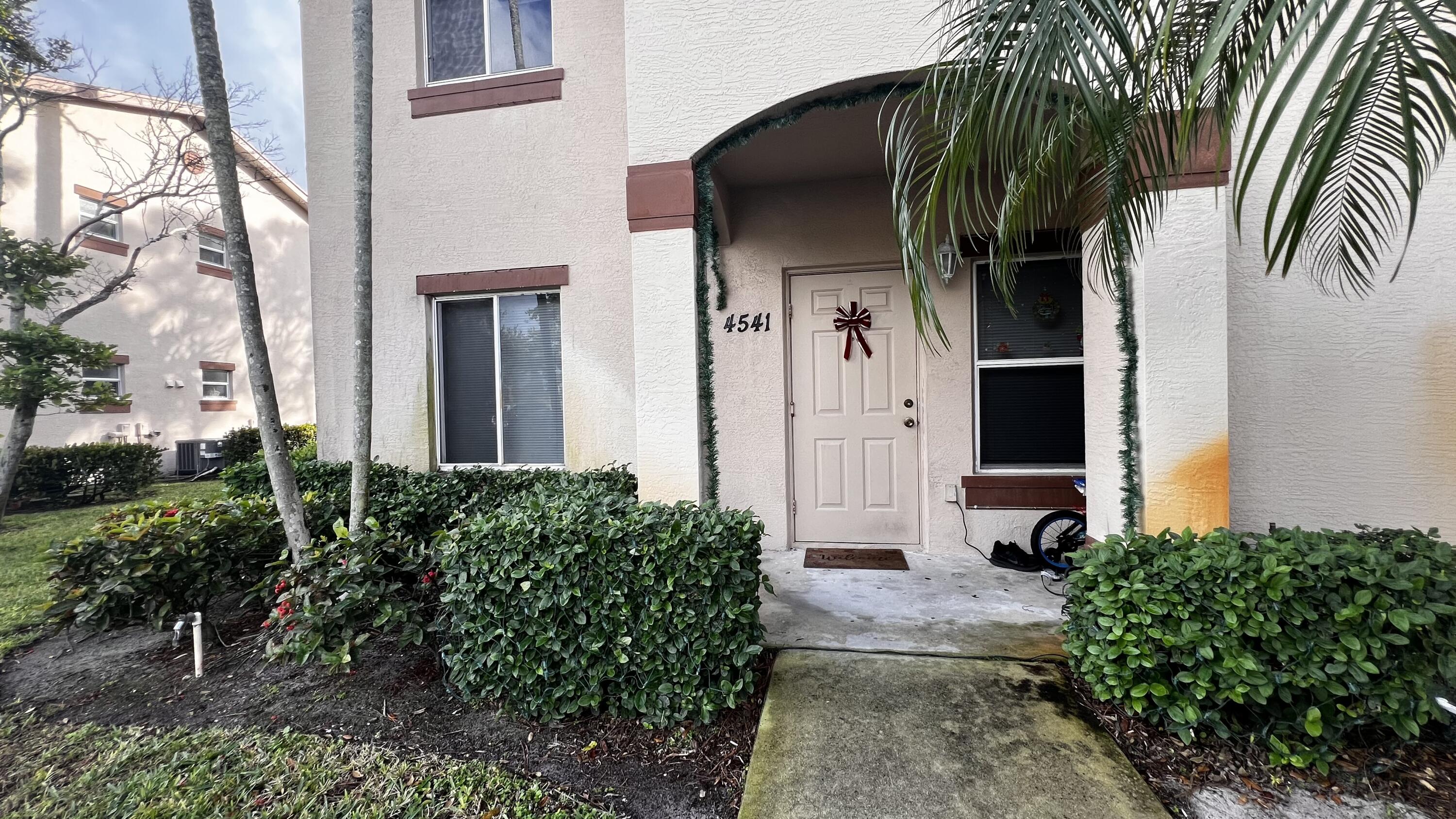 Property for Sale at 4541 Oak Terrace Drive 1, Greenacres, Palm Beach County, Florida - Bedrooms: 3 
Bathrooms: 2  - $245,000