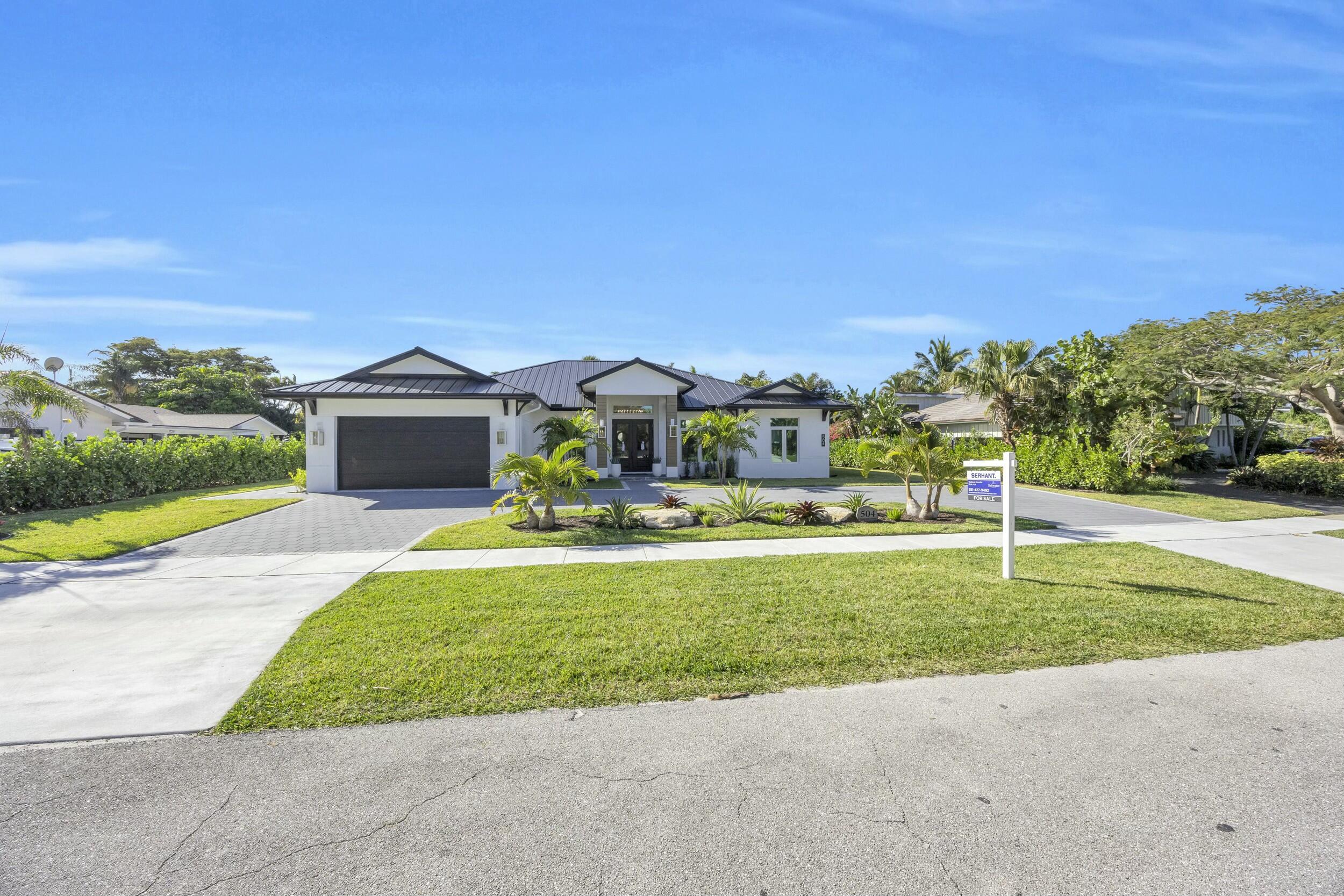 Property for Sale at 504 Greenway Drive, North Palm Beach, Miami-Dade County, Florida - Bedrooms: 4 
Bathrooms: 3  - $2,990,000