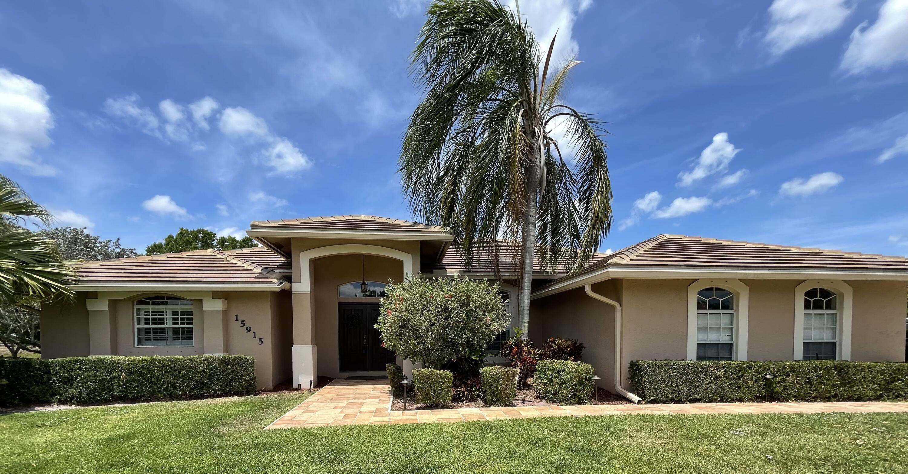 Property for Sale at 15915 Edgefield Road, Wellington, Palm Beach County, Florida - Bedrooms: 4 
Bathrooms: 3  - $920,000