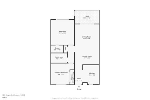 Tiny photo for 5800 Margate Boulevard, Margate, FL 33063 (MLS # RX-11128303)