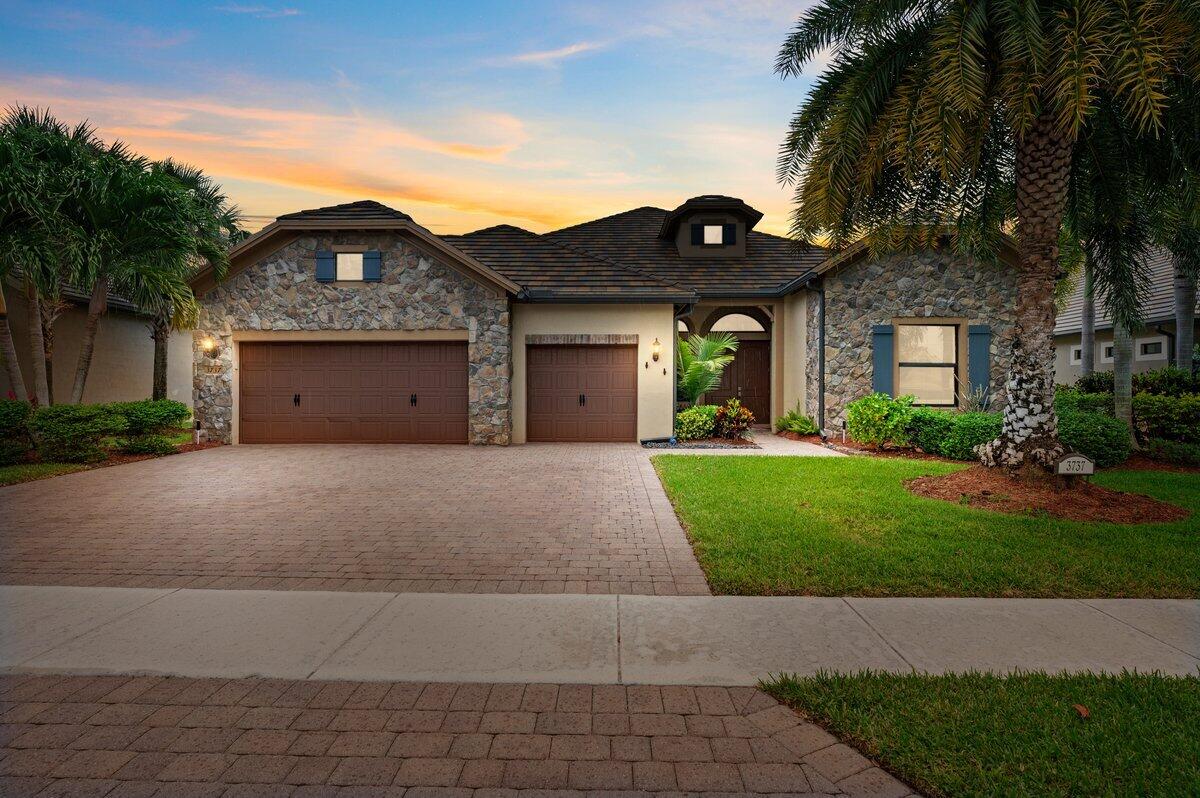 Property for Sale at 3737 Siena Circle, Wellington, Palm Beach County, Florida - Bedrooms: 3 
Bathrooms: 3  - $1,225,000