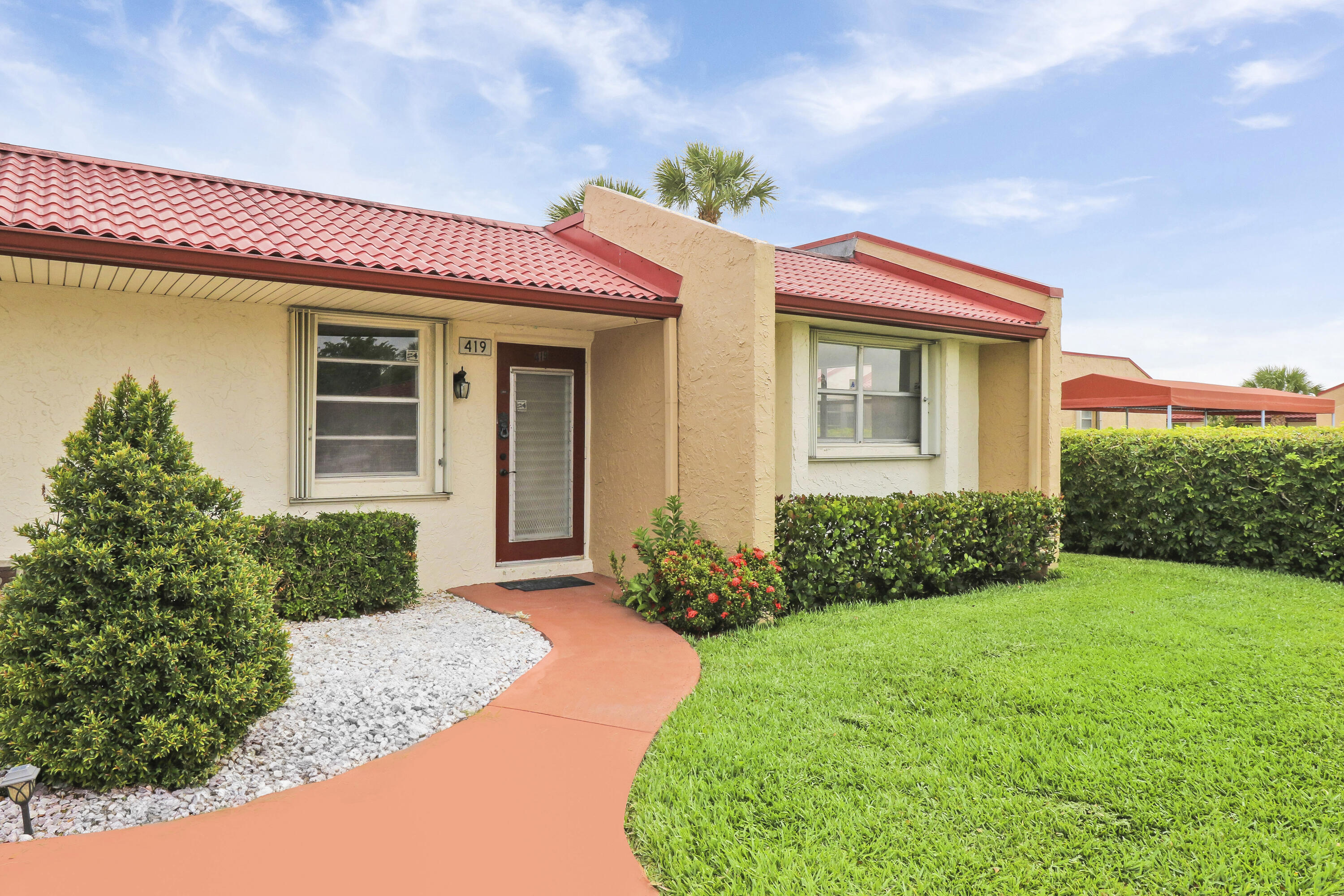 Property for Sale at 419 Lake Carol Drive, West Palm Beach, Palm Beach County, Florida - Bedrooms: 2 
Bathrooms: 2  - $240,000