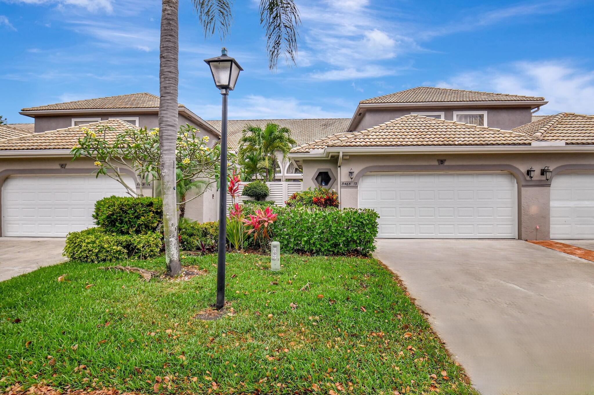 Property for Sale at 5465 Monterey Circle D, Delray Beach, Palm Beach County, Florida - Bedrooms: 3 
Bathrooms: 2.5  - $529,000
