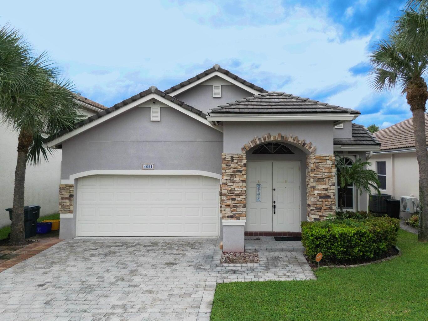 Property for Sale at 4091 Plumbago Place, Lake Worth, Palm Beach County, Florida - Bedrooms: 3 
Bathrooms: 2  - $500,000