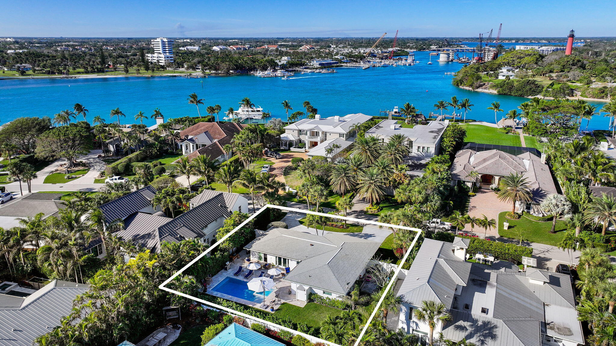 Property for Sale at 123 Lighthouse Drive, Jupiter Inlet Colony, Palm Beach County, Florida - Bedrooms: 3 
Bathrooms: 2  - $3,795,000