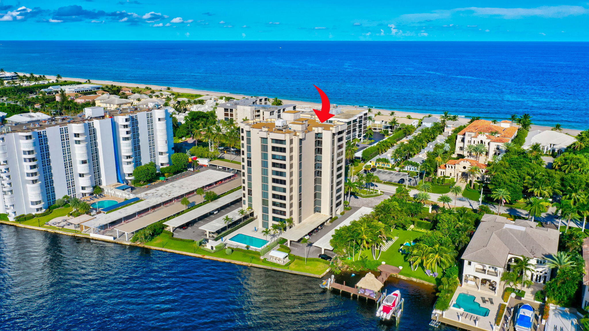 Property for Sale at 2220 S Ocean Boulevard 1001, Delray Beach, Palm Beach County, Florida - Bedrooms: 2 
Bathrooms: 2  - $825,000
