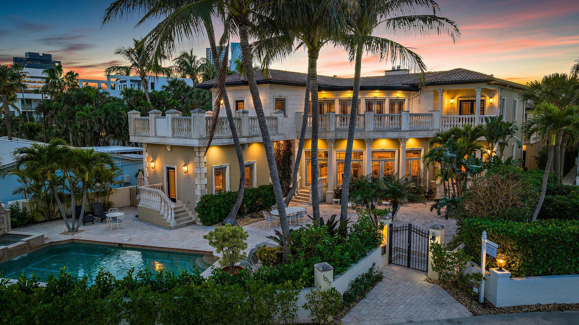 Property for Sale at 1017 N Flagler Drive, West Palm Beach, Palm Beach County, Florida - Bedrooms: 6 
Bathrooms: 6.5  - $5,999,000