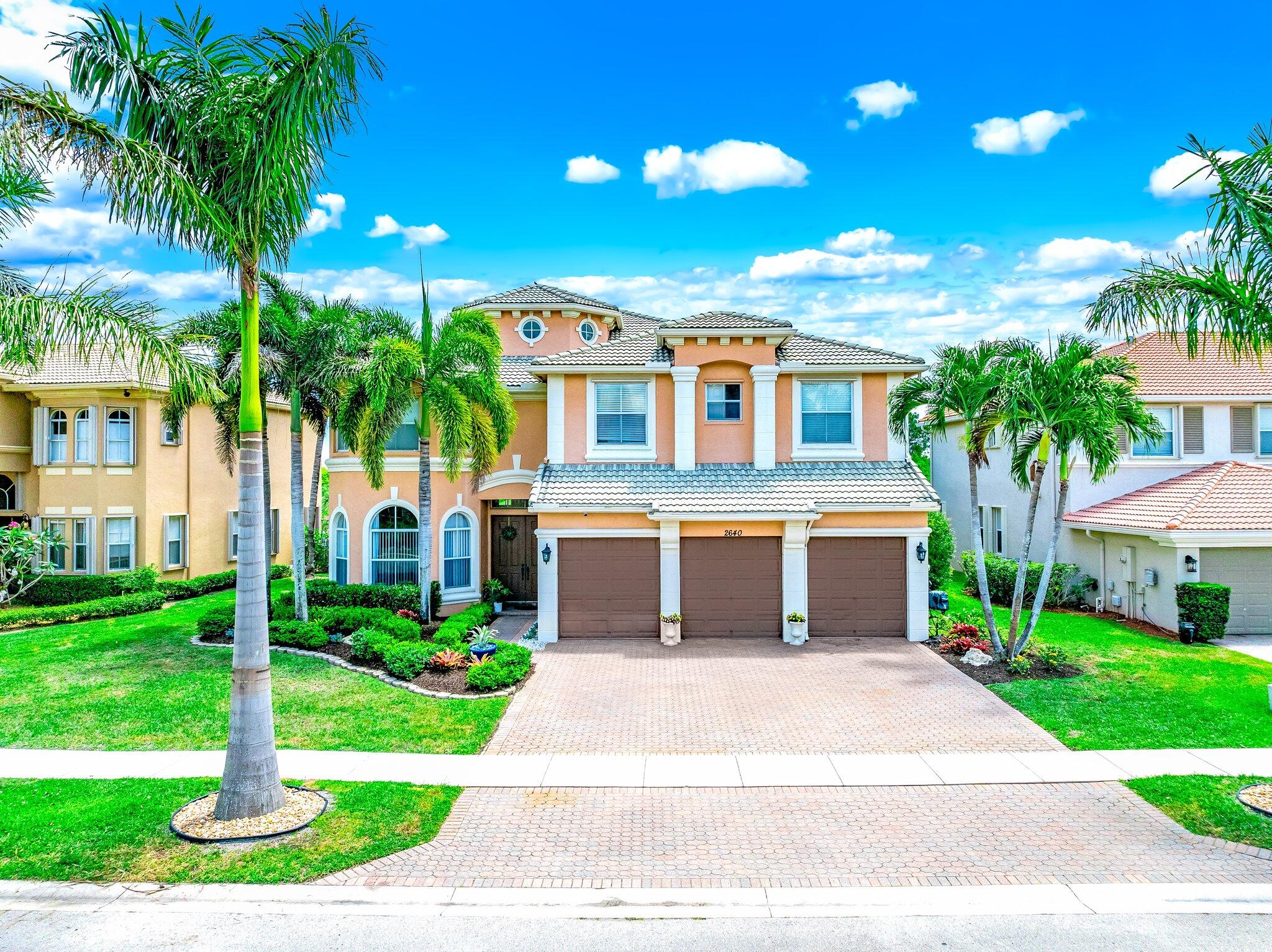 Property for Sale at 2640 Danforth Terrace, Wellington, Palm Beach County, Florida - Bedrooms: 5 
Bathrooms: 5.5  - $1,195,000
