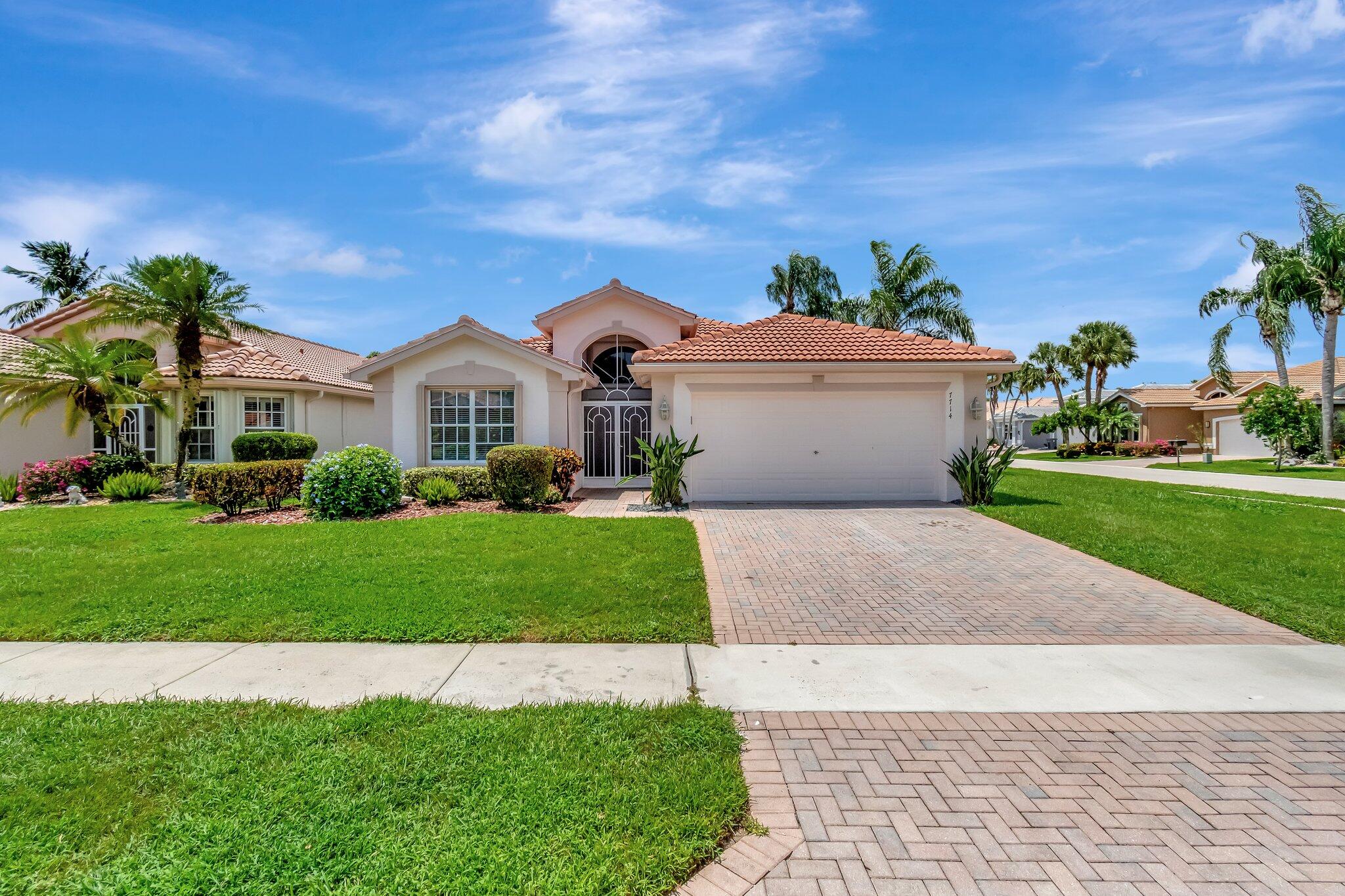 Property for Sale at 7714 Las Cruces Court, Boynton Beach, Palm Beach County, Florida - Bedrooms: 3 
Bathrooms: 2  - $499,000