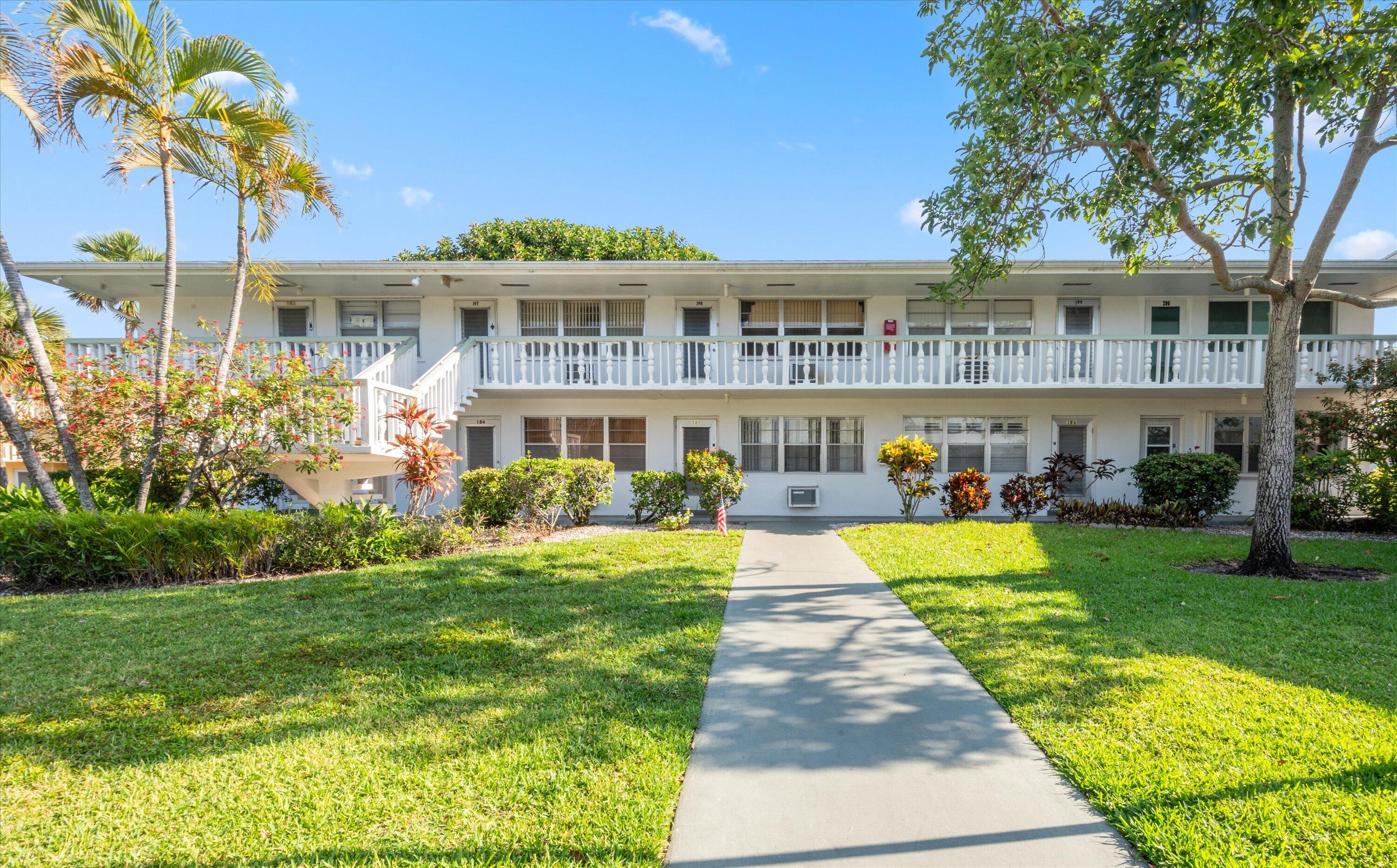 Property for Sale at 185 Andover H, West Palm Beach, Palm Beach County, Florida - Bedrooms: 1 
Bathrooms: 1  - $67,900
