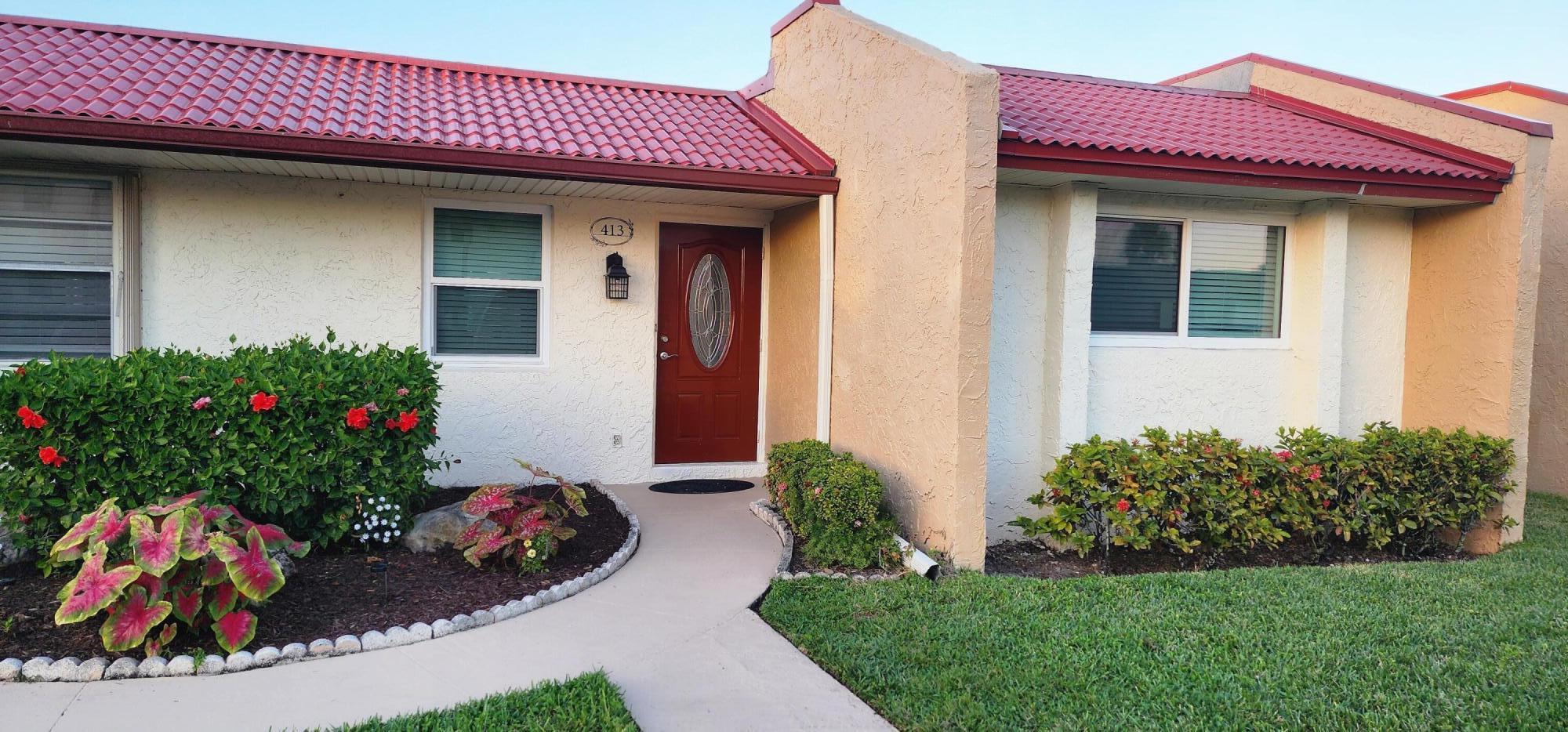 Property for Sale at 413 Lake Carol Drive, West Palm Beach, Palm Beach County, Florida - Bedrooms: 2 
Bathrooms: 2  - $255,000