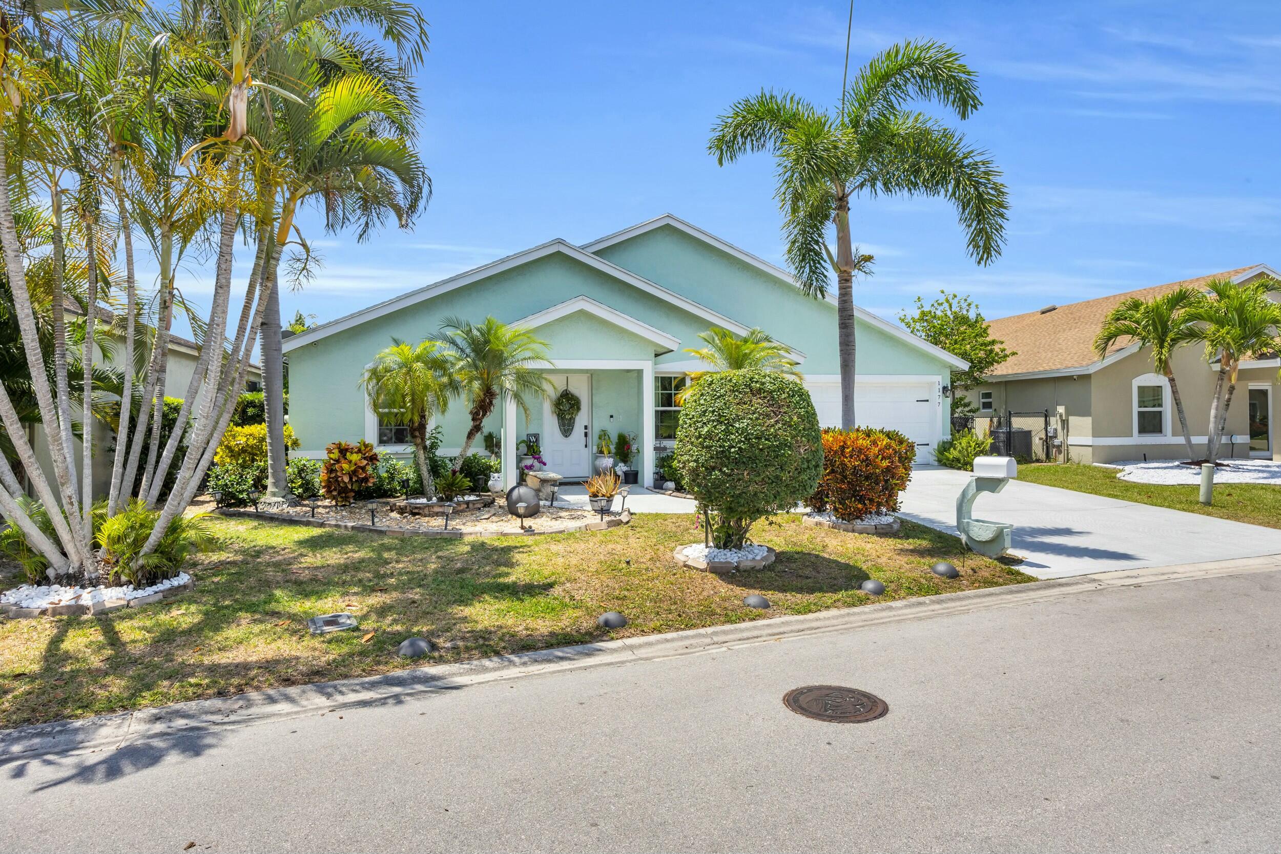 Property for Sale at 1177 Hatteras Circle, Greenacres, Palm Beach County, Florida - Bedrooms: 3 
Bathrooms: 2  - $609,000