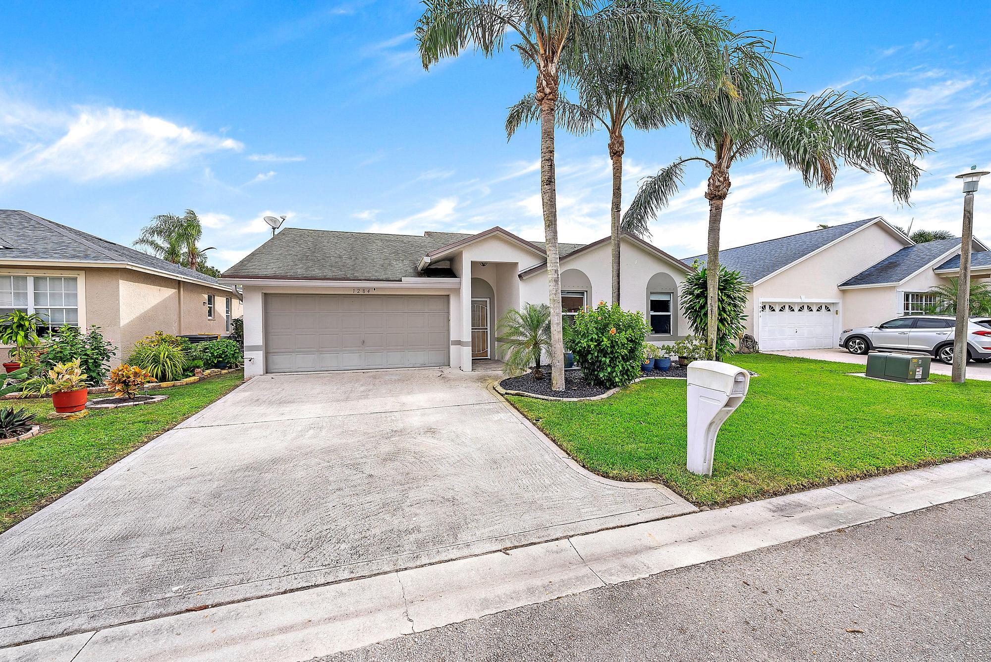 1284 Olympic Circle, Greenacres, Palm Beach County, Florida - 3 Bedrooms  
2 Bathrooms - 