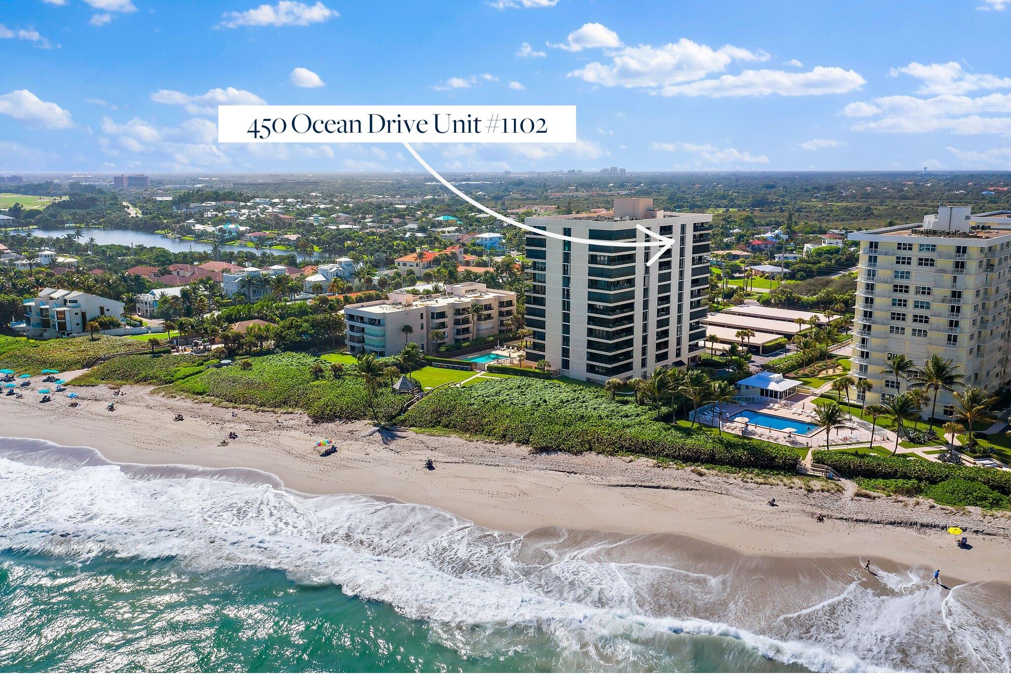 Property for Sale at 450 Ocean Drive 1102, Juno Beach, Palm Beach County, Florida - Bedrooms: 2 
Bathrooms: 2  - $919,000