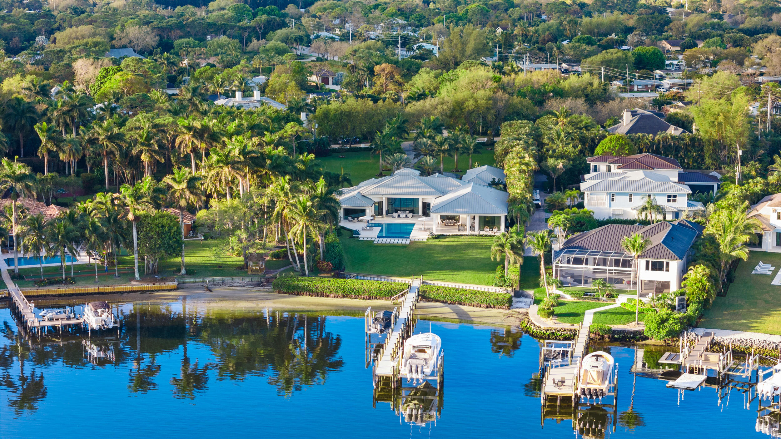 Property for Sale at 5695 Pennock Point Road, Jupiter, Palm Beach County, Florida - Bedrooms: 5 
Bathrooms: 6.5  - $15,950,000