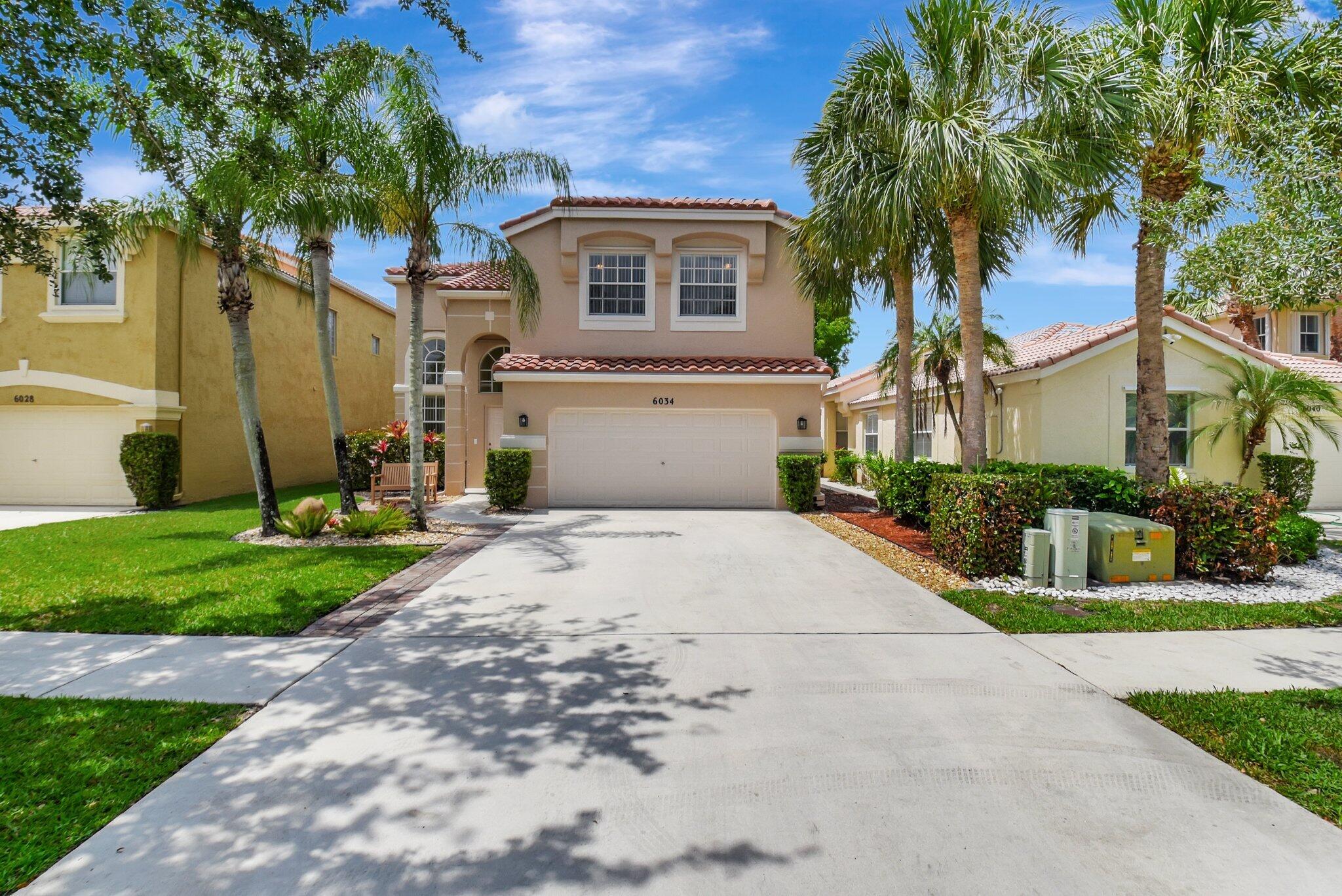 Property for Sale at 6034 Oak Bluff Way, Lake Worth, Palm Beach County, Florida - Bedrooms: 4 
Bathrooms: 2.5  - $559,000