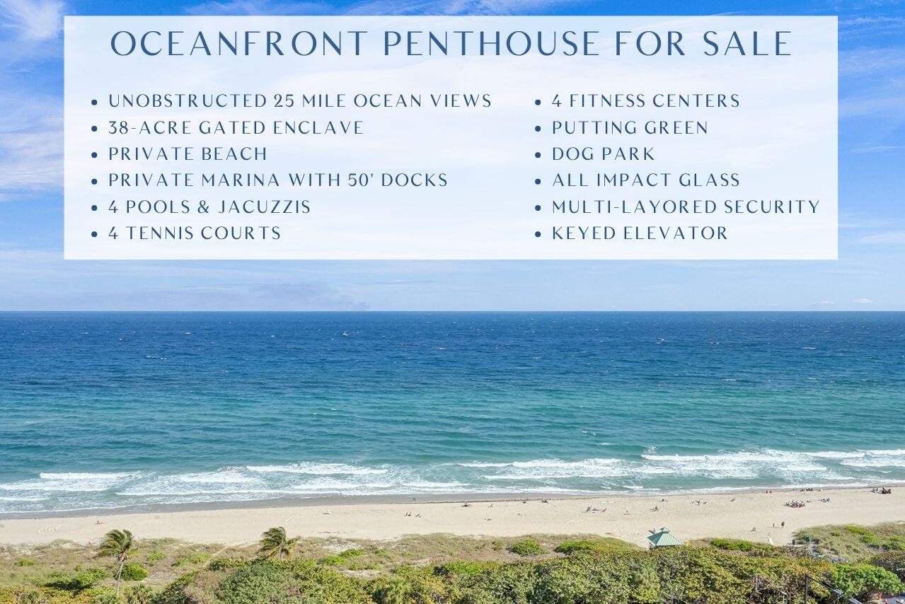 4001 N Ocean Boulevard Penthouse, Boca Raton, Palm Beach County, Florida - 2 Bedrooms  
2 Bathrooms - 