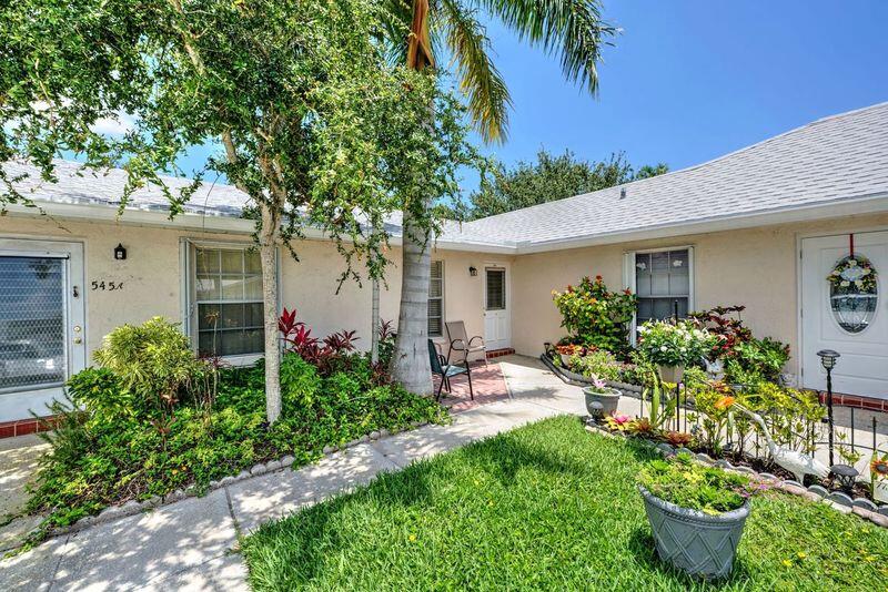 Property for Sale at 545 Covered Bridge Boulevard B, Lake Worth, Palm Beach County, Florida - Bedrooms: 2 
Bathrooms: 2  - $149,000