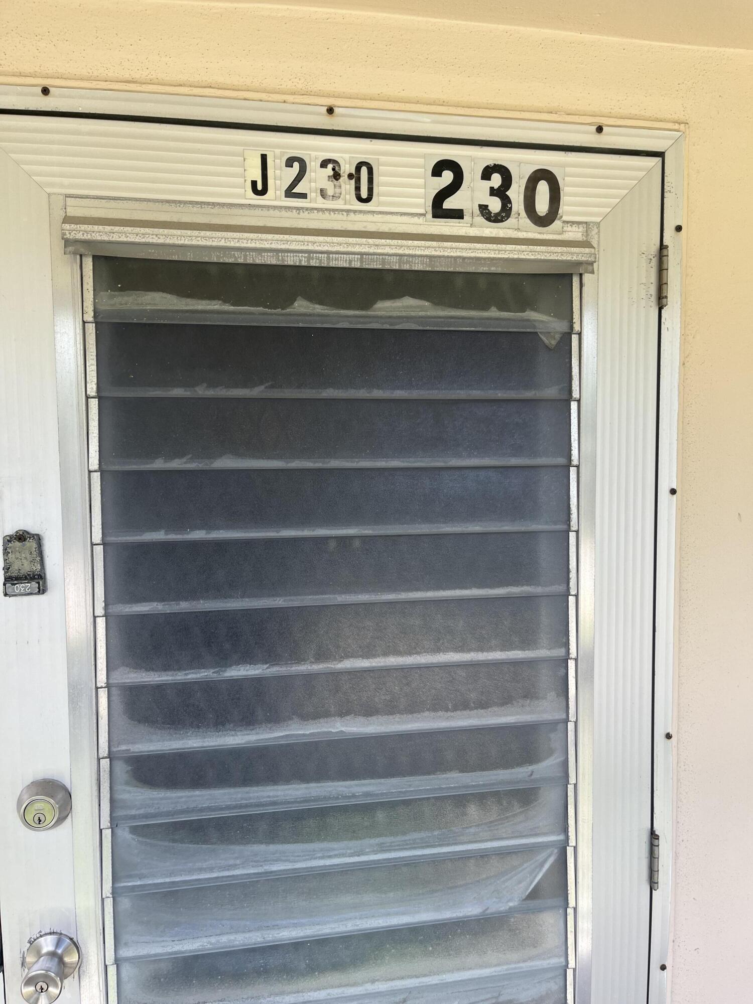 Property for Sale at 230 Canterbury J, West Palm Beach, Palm Beach County, Florida - Bedrooms: 1 
Bathrooms: 1.5  - $55,000