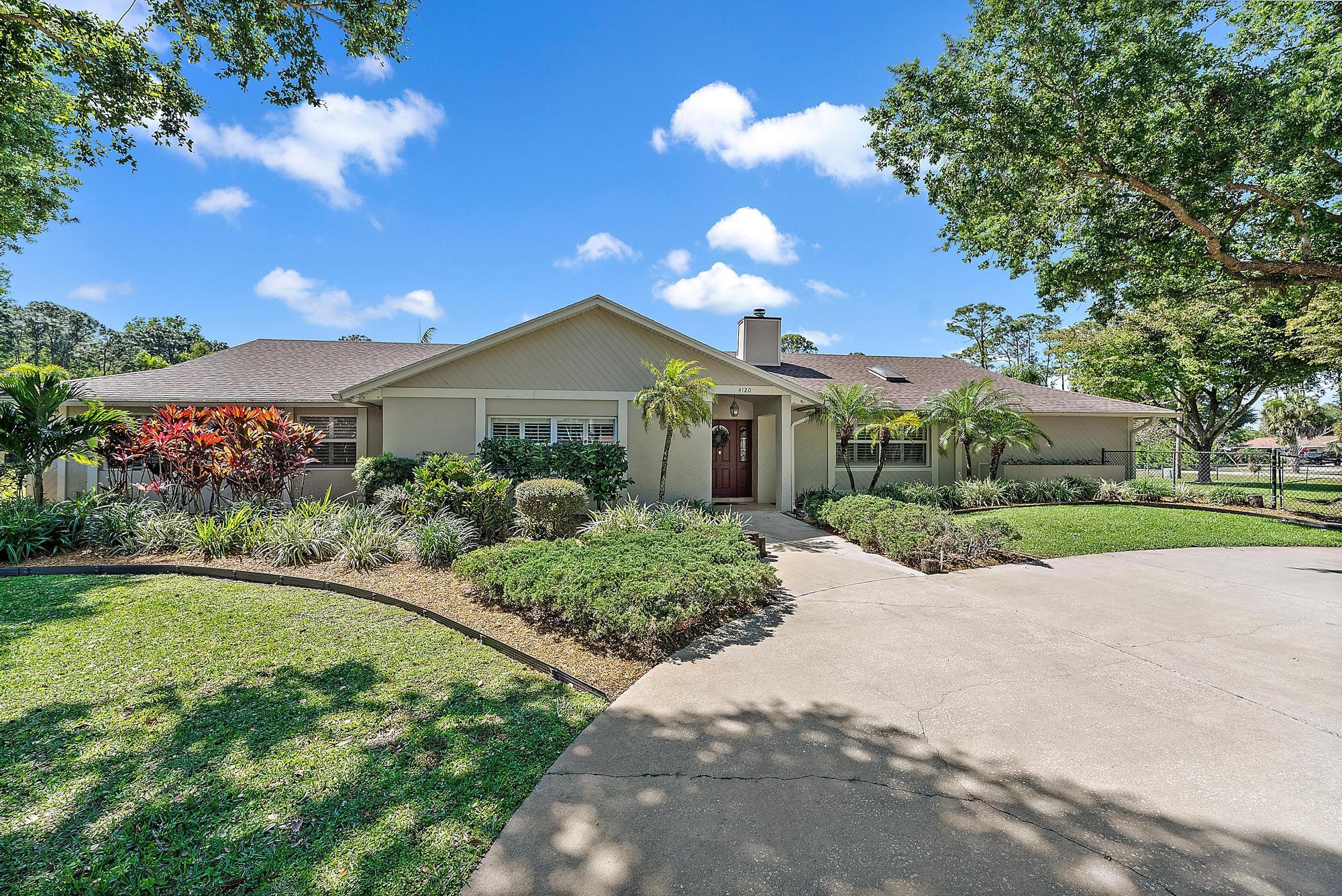 Property for Sale at 4120 Mango Boulevard, The Acreage, Palm Beach County, Florida - Bedrooms: 4 
Bathrooms: 3  - $840,000