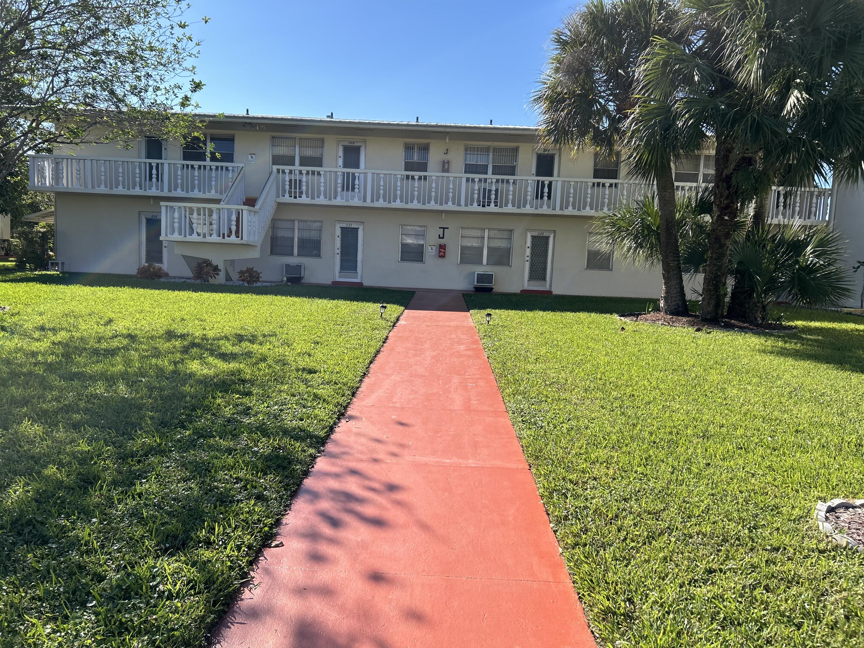 Property for Sale at 239 Norwich J, West Palm Beach, Palm Beach County, Florida - Bedrooms: 2 
Bathrooms: 1.5  - $110,000