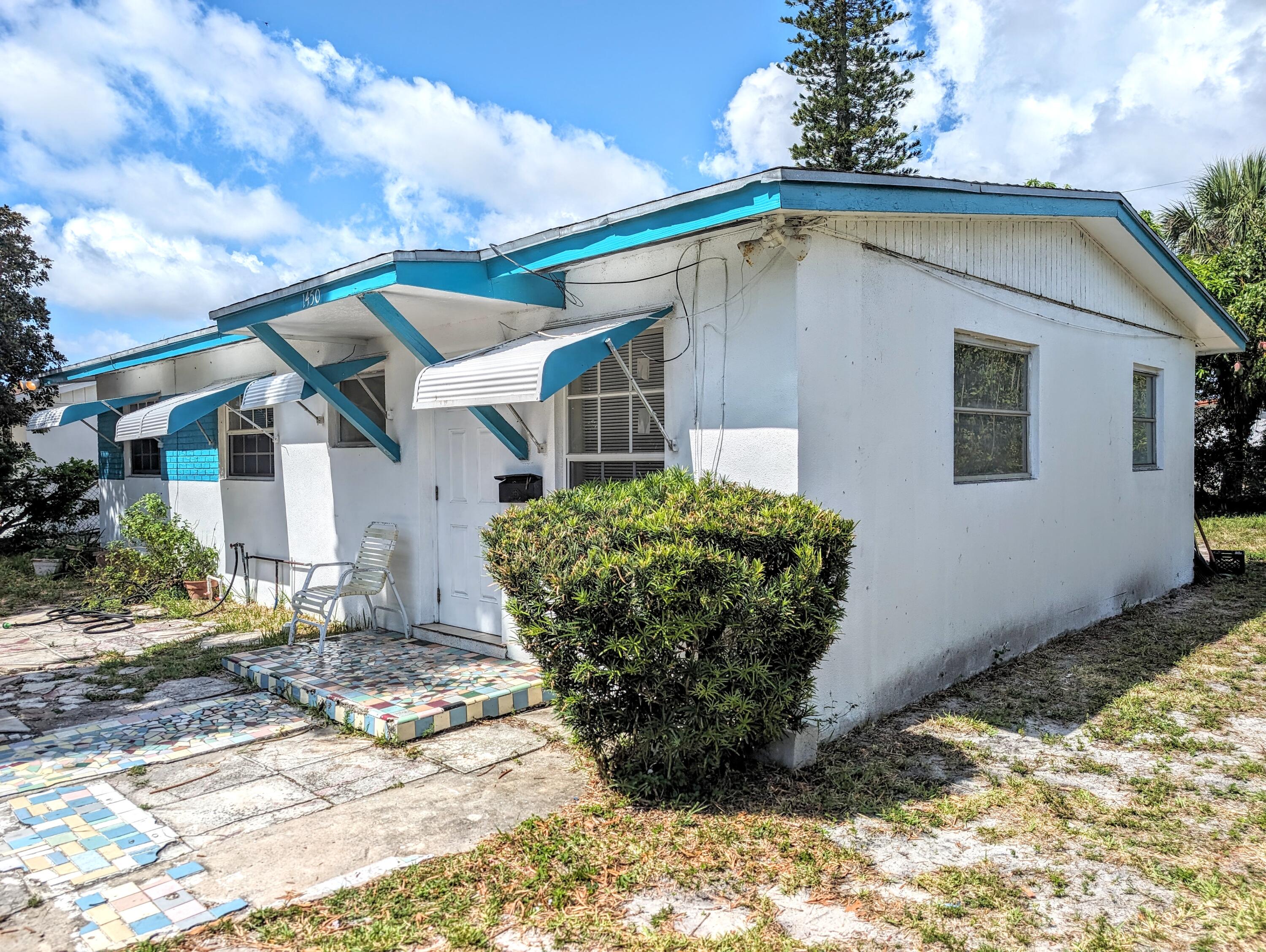 Property for Sale at 1450 8th Street Street, West Palm Beach, Palm Beach County, Florida - Bedrooms: 3 
Bathrooms: 1  - $269,900