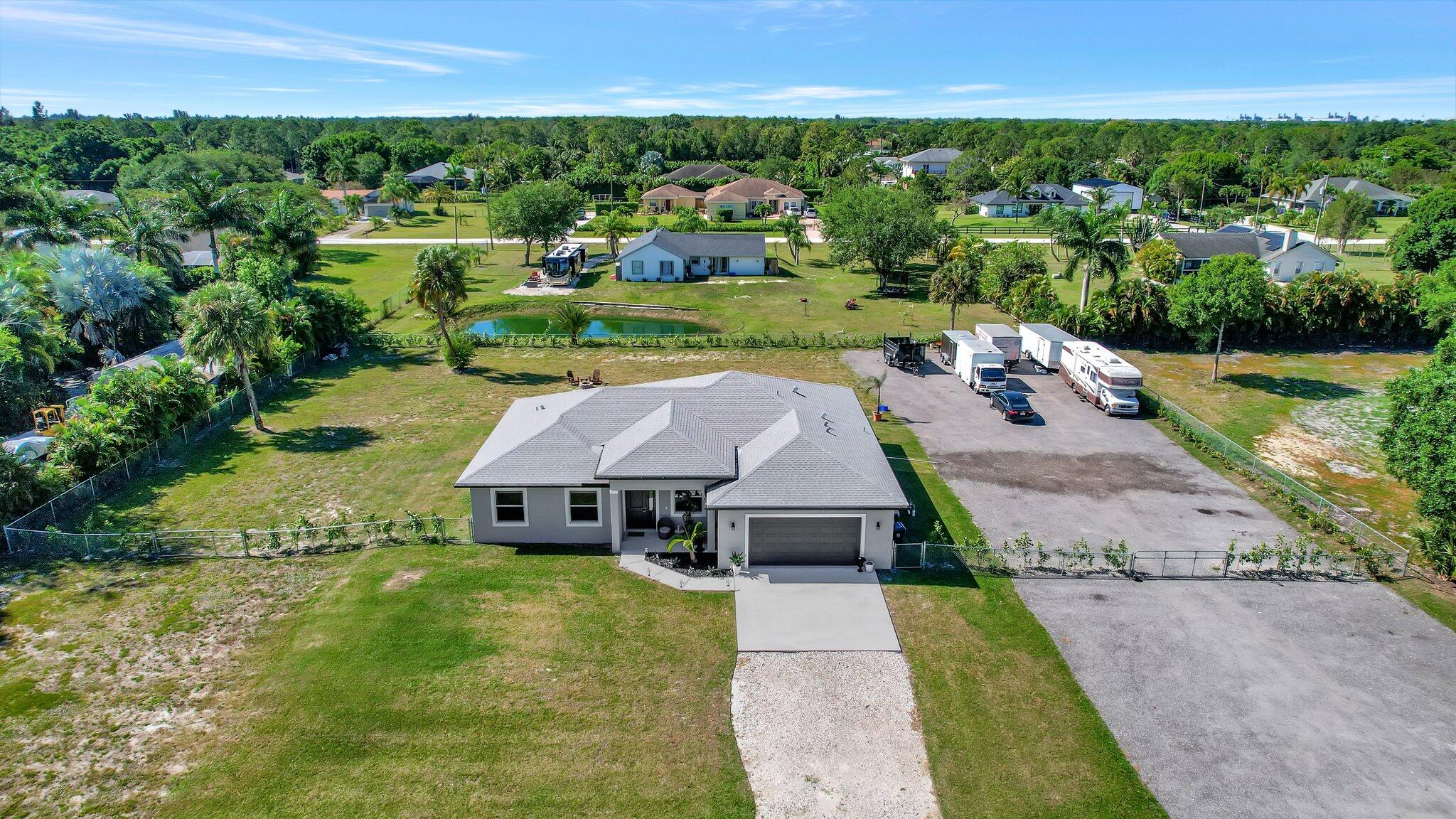 Property for Sale at 18888 42nd Road, Loxahatchee, Palm Beach County, Florida - Bedrooms: 4 
Bathrooms: 2  - $730,000