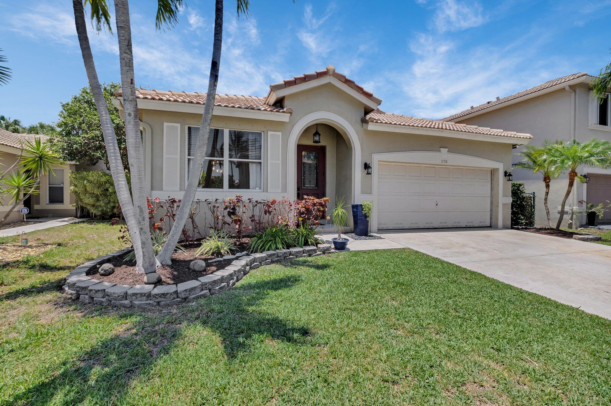 1130 Rialto Drive, Boynton Beach, Palm Beach County, Florida - 3 Bedrooms  
2 Bathrooms - 