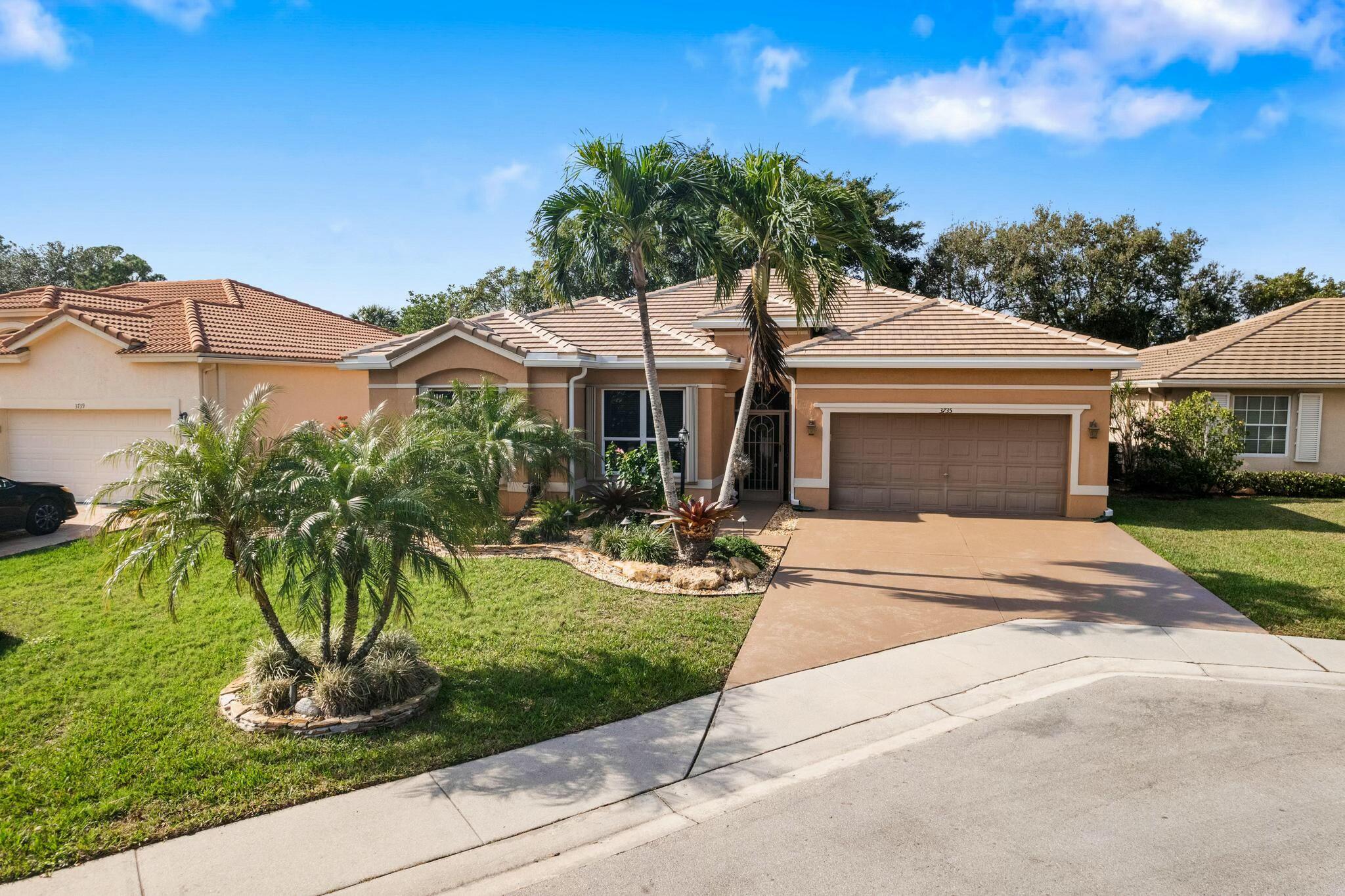 Property for Sale at 3735 Spring Crest Court, Lake Worth, Palm Beach County, Florida - Bedrooms: 3 
Bathrooms: 2  - $450,000