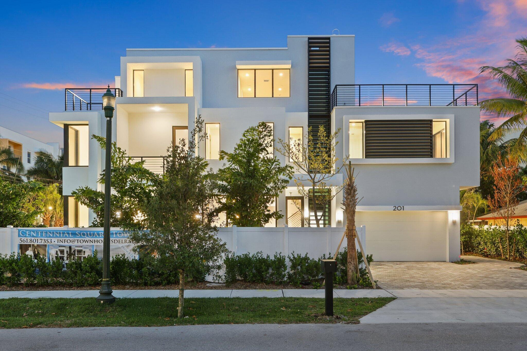 Property for Sale at 201 Se 4th Avenue, Delray Beach, Palm Beach County, Florida - Bedrooms: 4 
Bathrooms: 4.5  - $3,650,000