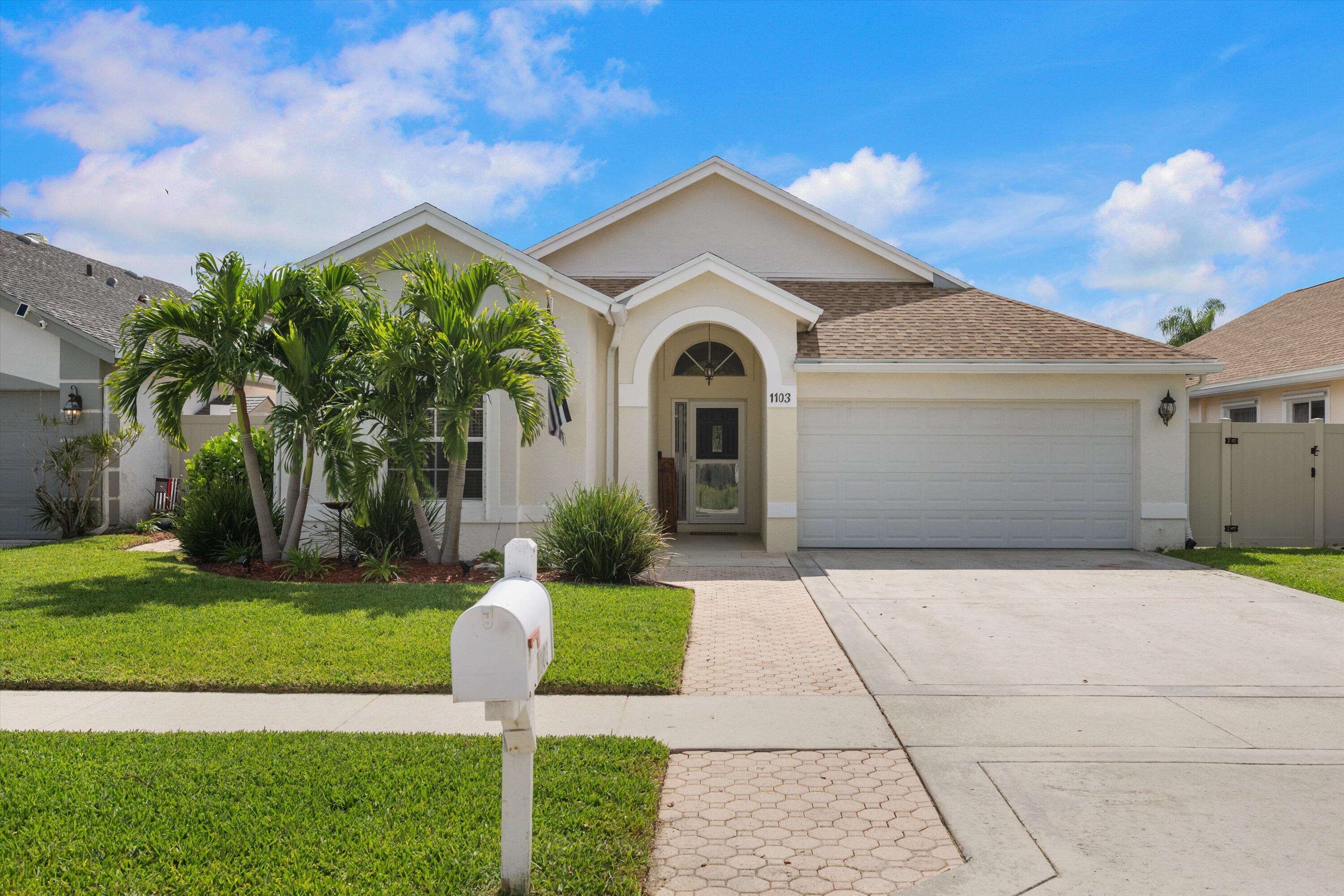 1103 Aviary Road, Wellington, Palm Beach County, Florida - 3 Bedrooms  
2 Bathrooms - 